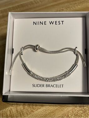 🌸Nine West Crystal Pavé Slider Bracelet